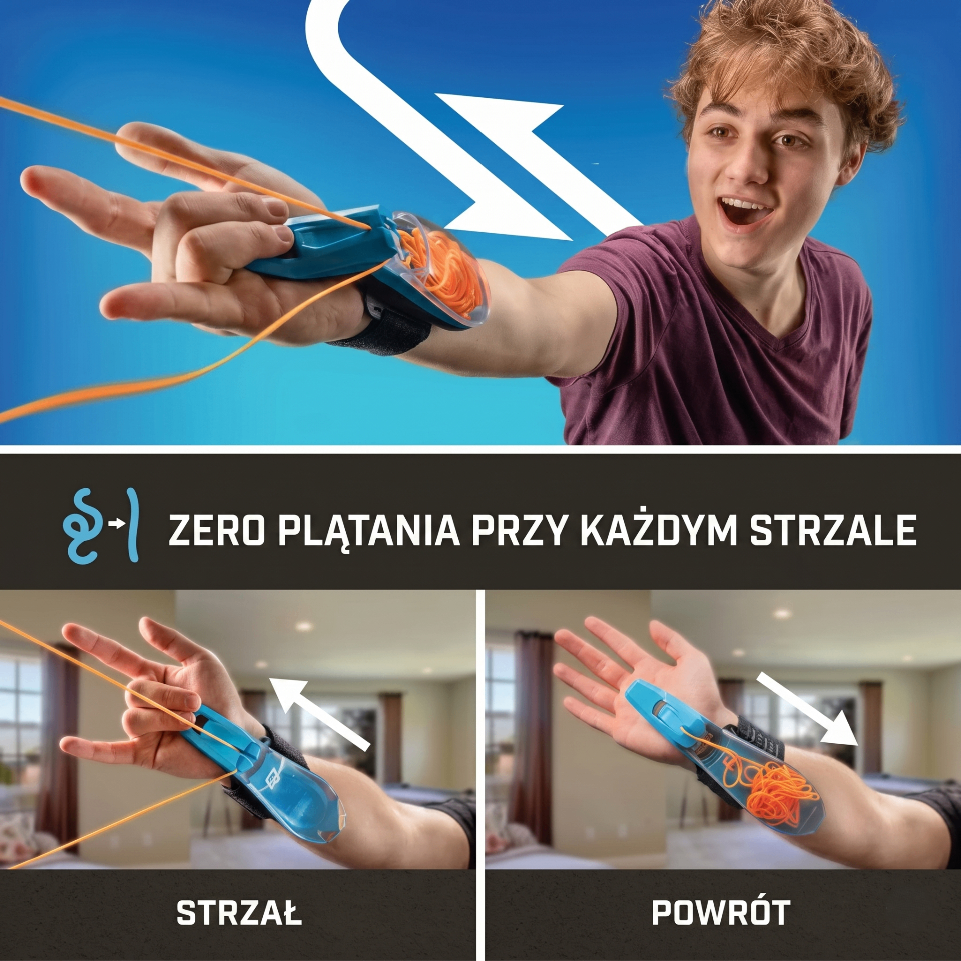 Zero plątania przy każdym strzale